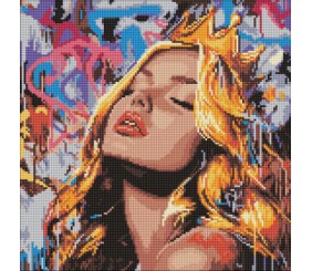 Алмазна мозаїка - "Сучасна Спляча красуня" ©art_selena_ua, 40х40см