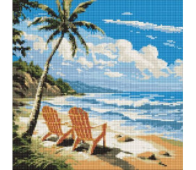 Алмазна мозаїка - "Світ для закоханих" ©art_selena_ua, 40х40см