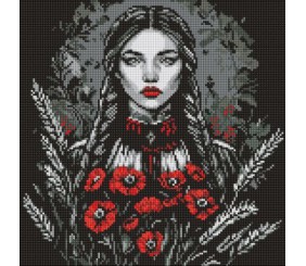 Алмазна мозаїка - "Жіноча сила" ©art_selena_ua, 40х40см