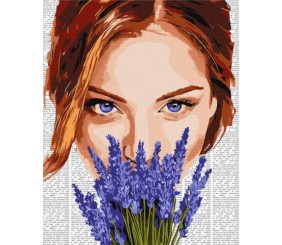 Картина за номерами - "Барвиста поезія: Лаванда" ©art_selena_ua, 40х50см