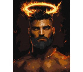 Картина за номерами - "Брутальний стиль" ©art_selena_ua, 40х50см