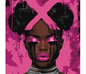 Картина за номерами - "Сльози неону" ©art_selena_ua, 40х40см