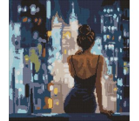 Алмазна мозаїка - "Кінець вечірки" ©art_selena_ua, 40х40см