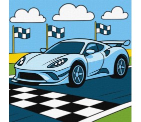 Картина за номерами - "Блискуча перемога" ©art_selena_ua, 25х25см