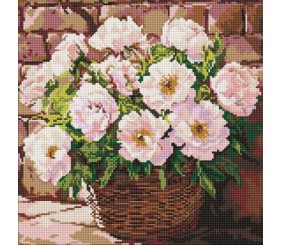 Алмазна мозаїка - "Ніжний аромат" ©art_selena_ua, 40х40см