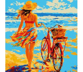 Картина за номерами - "Зустрічай літо" ©art_selena_ua, 40х40см