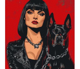 Картина за номерами - "Небезпечні" ©art_selena_ua, 40х40см