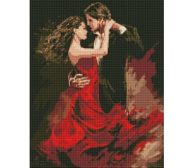 Алмазна мозаїка - "Танго кохання" ©art_selena_ua, 40х50см