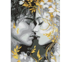 Алмазна мозаїка - "Погляд губами" ©art_selena_ua, 40х50см