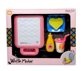 Ігровий набір "Вафельниця з вафлями", звук, світло, вафлі змінюють колір (кор.33,3*6,6*28 см)