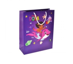 Пакет паперовий M "Дора мандрівниця" р.27x33x11 см