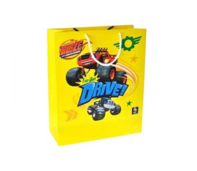 Пакет паперовий M "Блиск і диво-машини" р.27x33x11 см