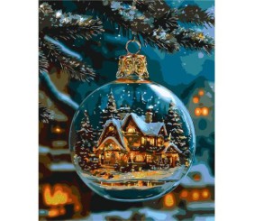 Картина за номерами "Тепло різдвяної ночі" 40х50 см