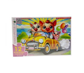 Гра-пазл 12 Свинки