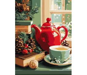 Картина за номерами - "Затишний натюрморт" ©art_selena_ua, 30х40см