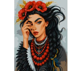 Картина за номерами - "Крилата" ©art_selena_ua, 30х40см