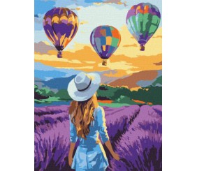 Картина за номерами - "Лавандові пригоди" ©art_selena_ua, 30х40см