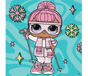 Картина за номерами - L.O.L. Surprise! Winter chill. Snow Bunny, 25х25см