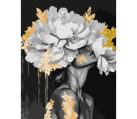 Картина за номерами - "Пробудження краси" з фарбами металік extra ©victoria_art, 40х50см