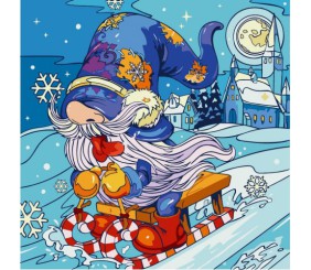 Картина по номерам "Назустріч святу" 40х40 см