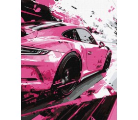 Картина за номерами - "Рожевий стиль" ©art_selena_ua, 40х50см