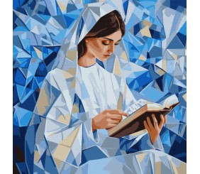 Картина за номерами - Тихе чтиво 40х40 см.