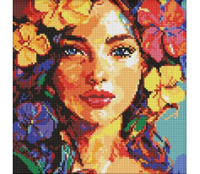 Алмазна мозаїка - Тропічна мрія 30х30 см.