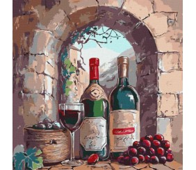 Картина за номерами - Смак витримки 40х40 см