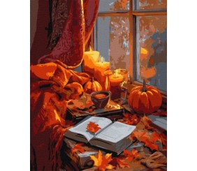 Картина за номерами - Осінь у серці 40х50 см.