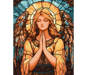 Картина за номерами - Вітраж. Я прошу у небес 40х50 см.