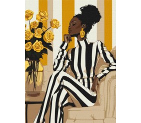 Картина за номерами - Витончені лінії 30х40 см.