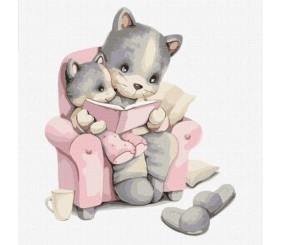 Картина за номерами - Казки на ніч 30х30 см.