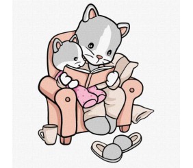 Картина за номерами - Казки на ніч 25х25 см