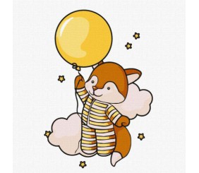 Картина за номерами - Досліджуючи небо 25х25 см.