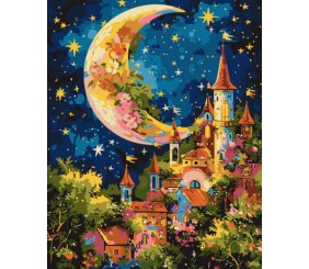 Картина за номерами - Зоряний палац 40х50 см.