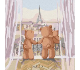 Картина за номерами - "Родинна подорож" ©tanya_bonya, 30х30см