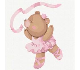 Картина за номерами - "Балеринка" ©tanya_bonya, 30х30см