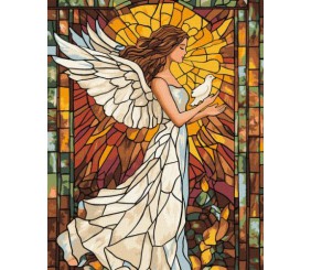 Картина за номерами - Хранительниця світла 40х50 см.