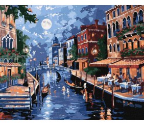 Картина за номерами - "Романтика Італії" ©art_selena_ua, 40х50см
