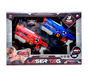 Бластери, бойвий набір 2в1 (ЧЕРВОНИЙ+СИНІЙ)