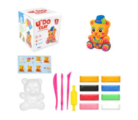 Набір для творчості (повітряний пластилін) "Ведмідь UʼDO Clay"