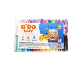Набір для творчості (повітряний пластилін) "UʼDO Clay 44 брикетів