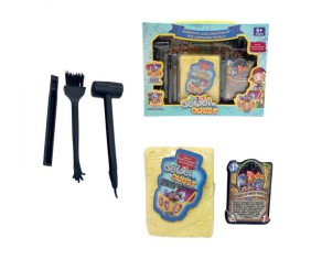 Розкопки гіпсовий блок, інструменти, в коробці