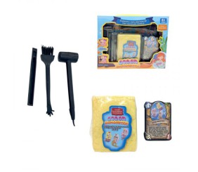 Розкопки гіпсовий блок, інструменти, в коробці