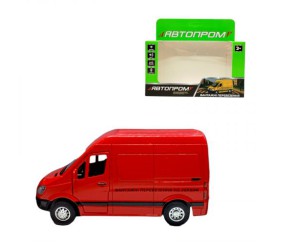 Машина АВТОПРОМ MERCEDES SPRINTER (ЧЕРВОНИЙ)