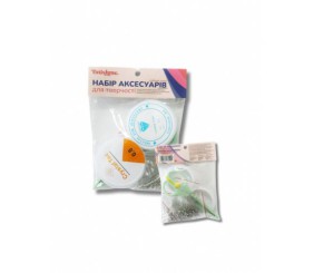 Набір аксесуарів для креативної творчості для створення прикрас "срібний"