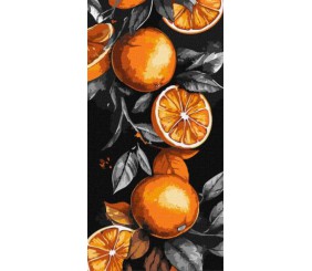 Картина за номерами - "Сицилійські апельсини" ©art_selena_ua, 40х80см