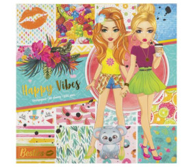 Блокнот для дизайну Besties «Happy Vibes»