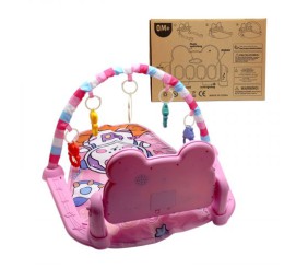 КИЛИМОК З ІГРОВИМ ЦЕНТРОМ (РОЖЕВИЙ)