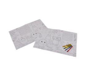 Підложки-розмальовки Crayola “Монстри” 2 шт з олівцями